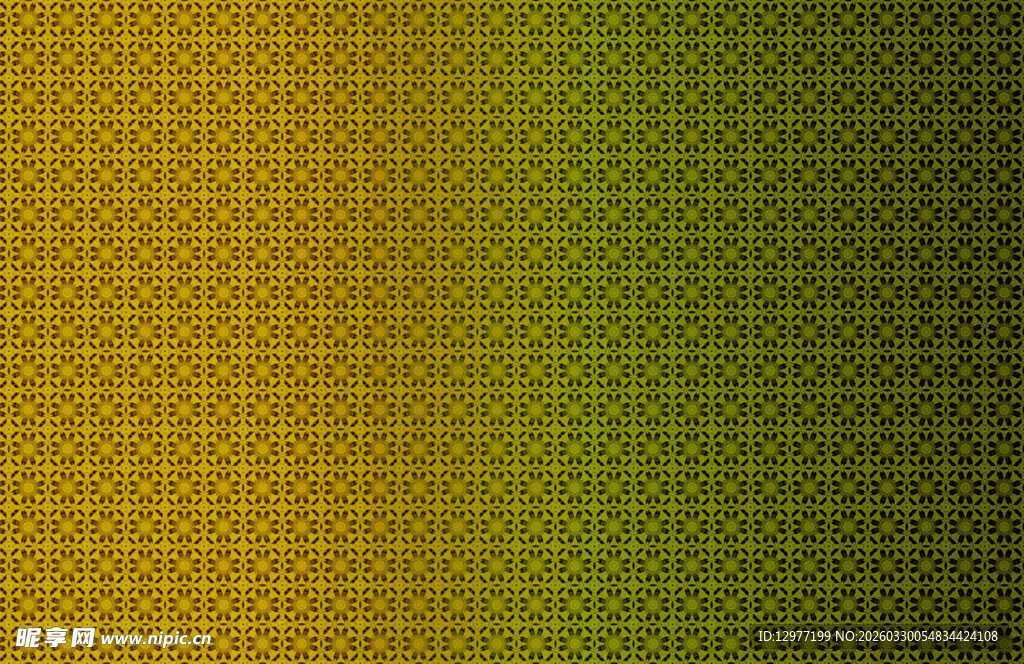 黄绿渐变几何图案背景