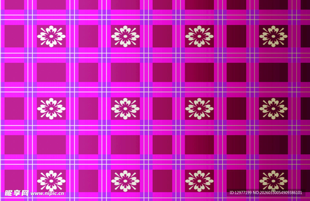 紫色方格花纹图案背景