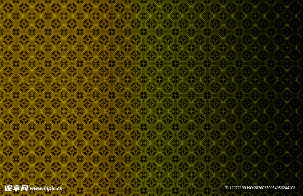 渐变黄绿格子纹理背景