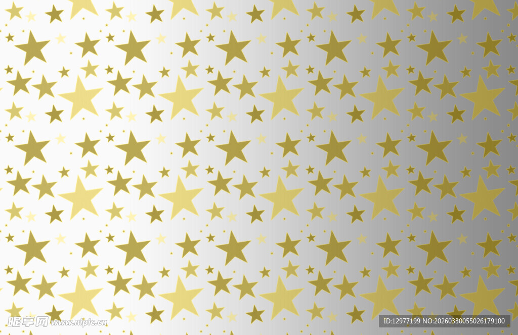 金色星星图案背景