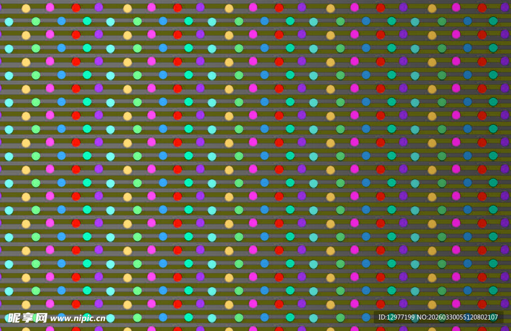 多彩点状图案背景