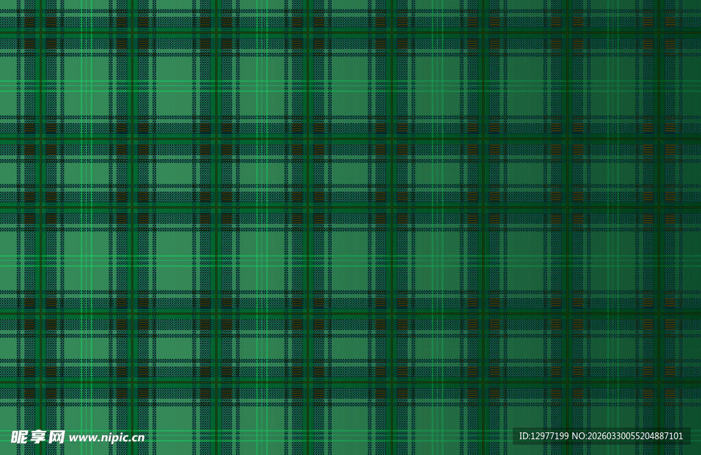 绿色格子纹理背景图