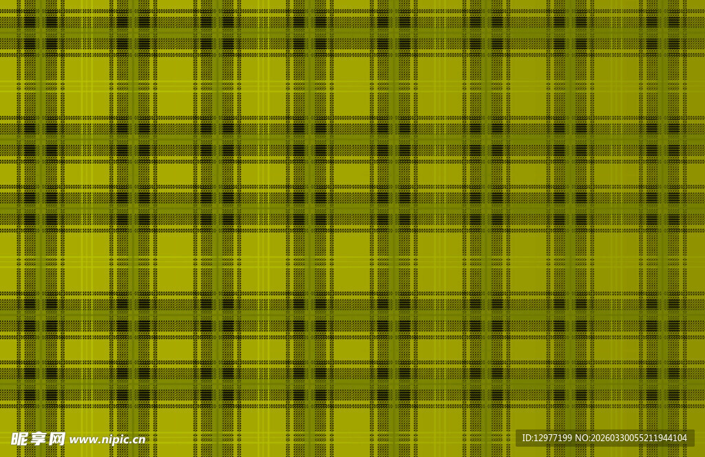 黄绿格子纹理背景图