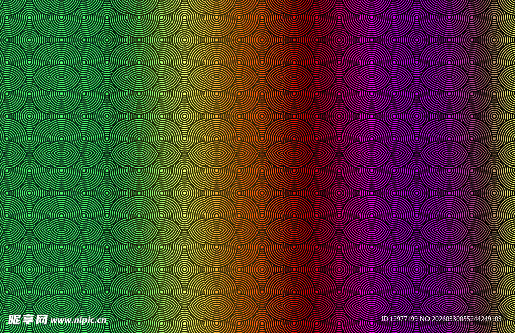 多彩渐变条纹背景图案