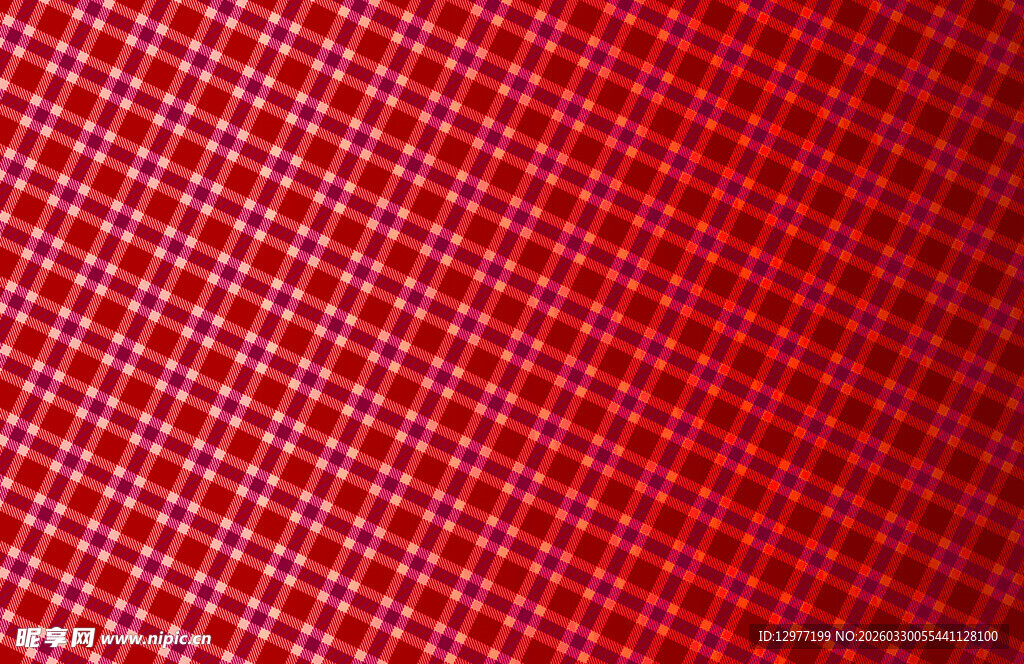 红色网格纹理背景图