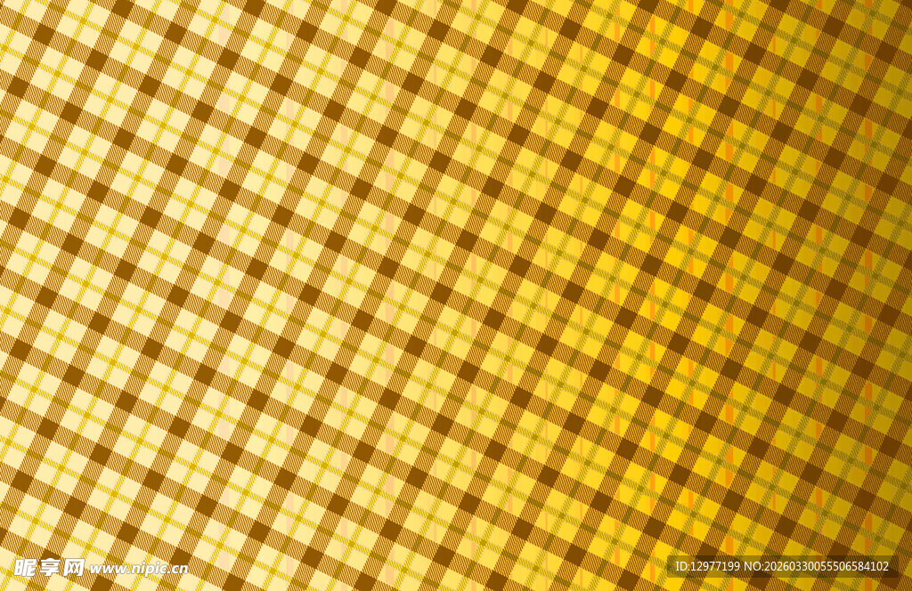 金色网格纹理背景图案