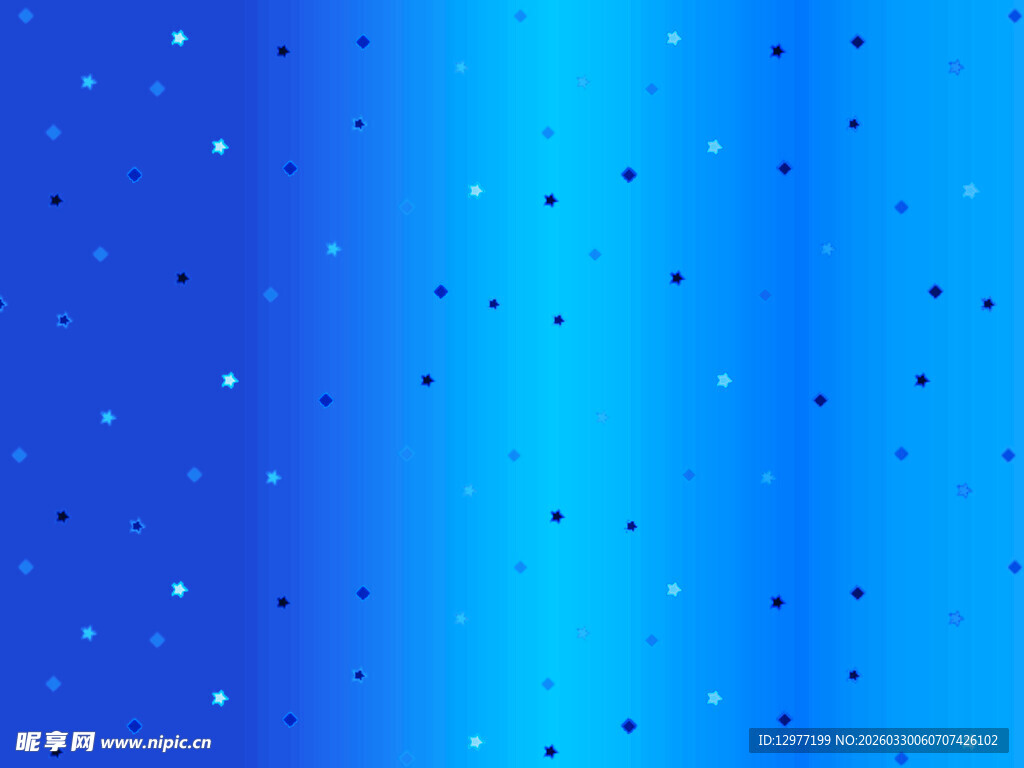蓝色渐变星空背景图