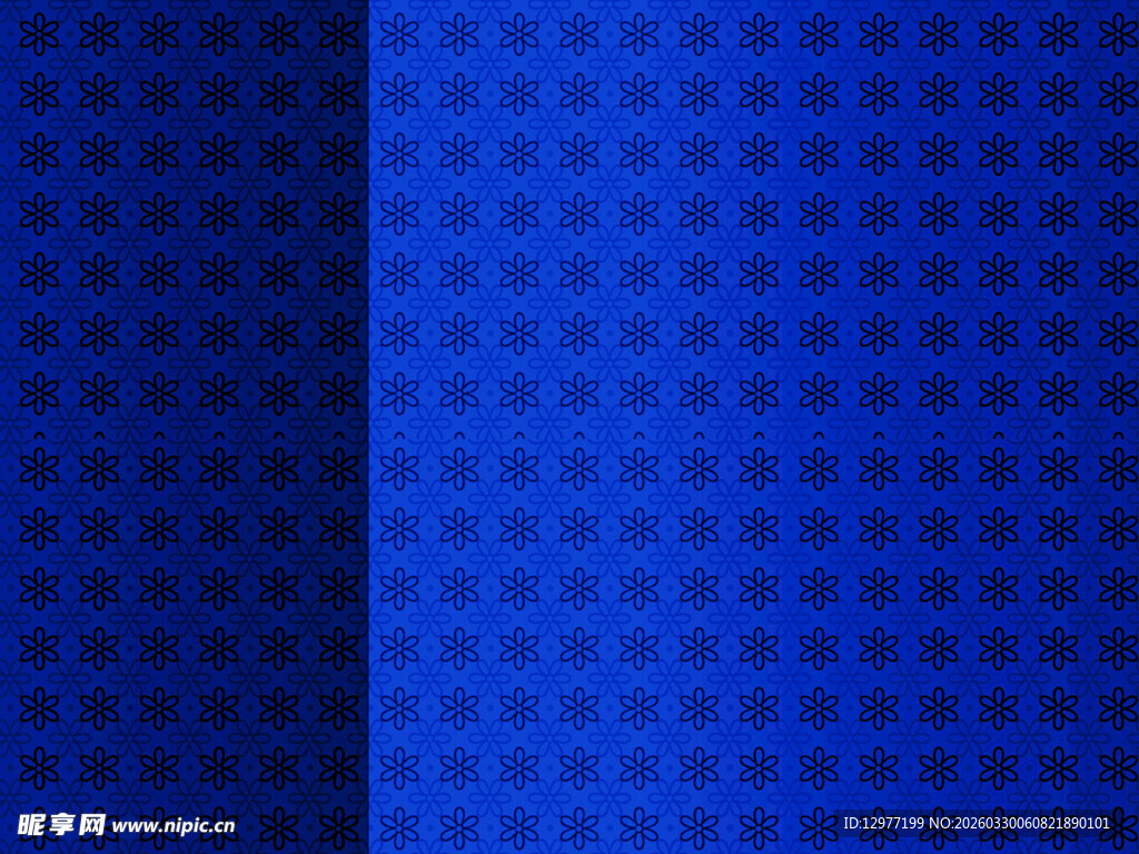 蓝色渐变方块图案背景