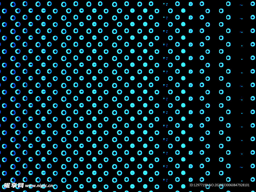 蓝黑渐变点状纹理背景