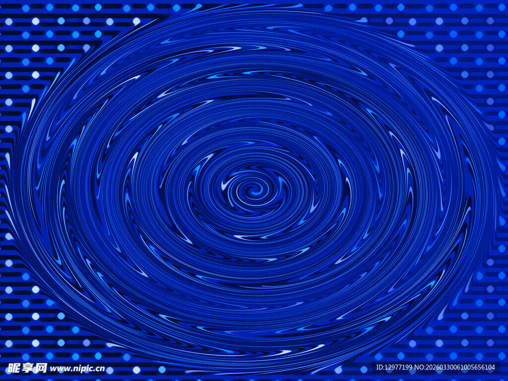 蓝色旋涡波纹动态背景图