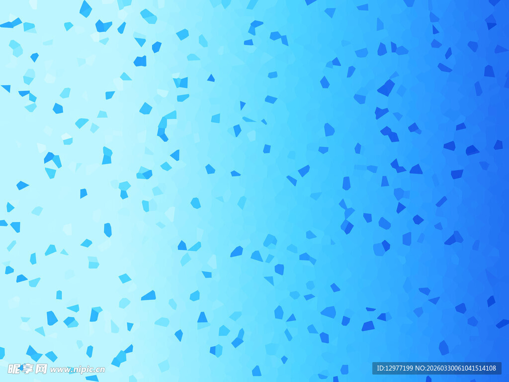 蓝色渐变背景上的点状元素