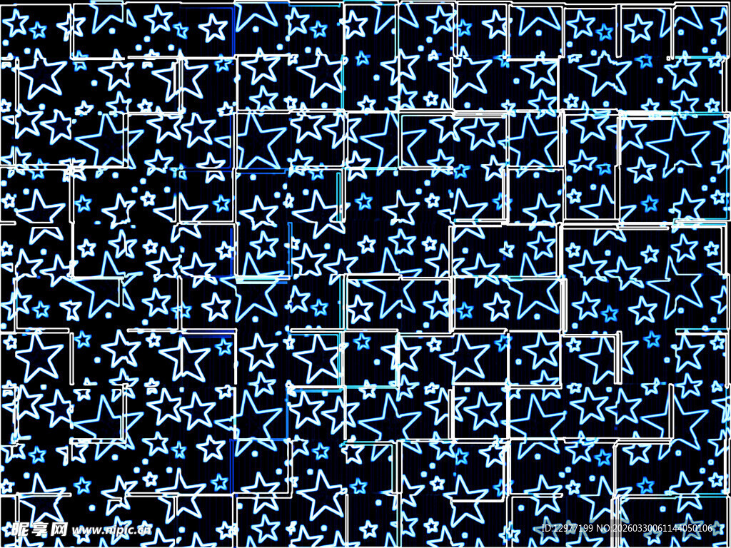 科技感蓝色数据矩阵纹理