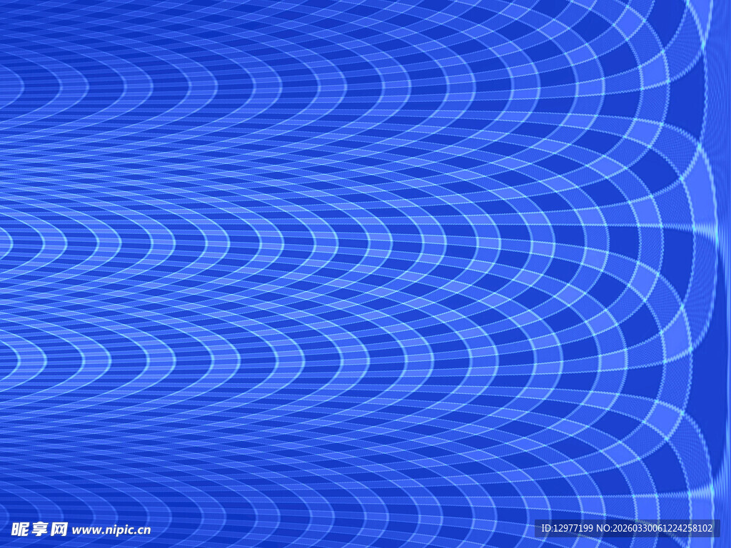蓝色渐变波纹抽象背景