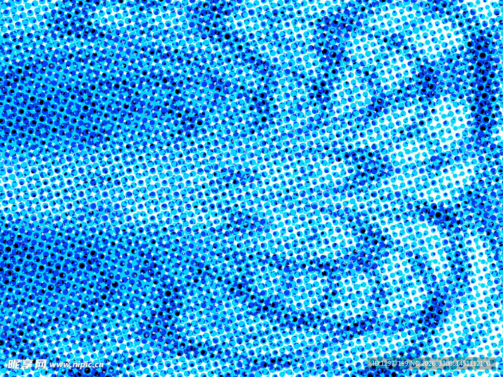 蓝色波纹抽象背景图案