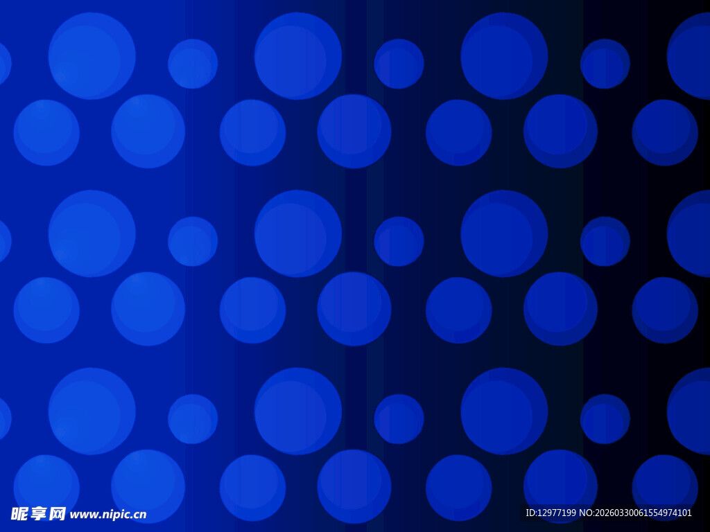 蓝色圆点渐变背景图案