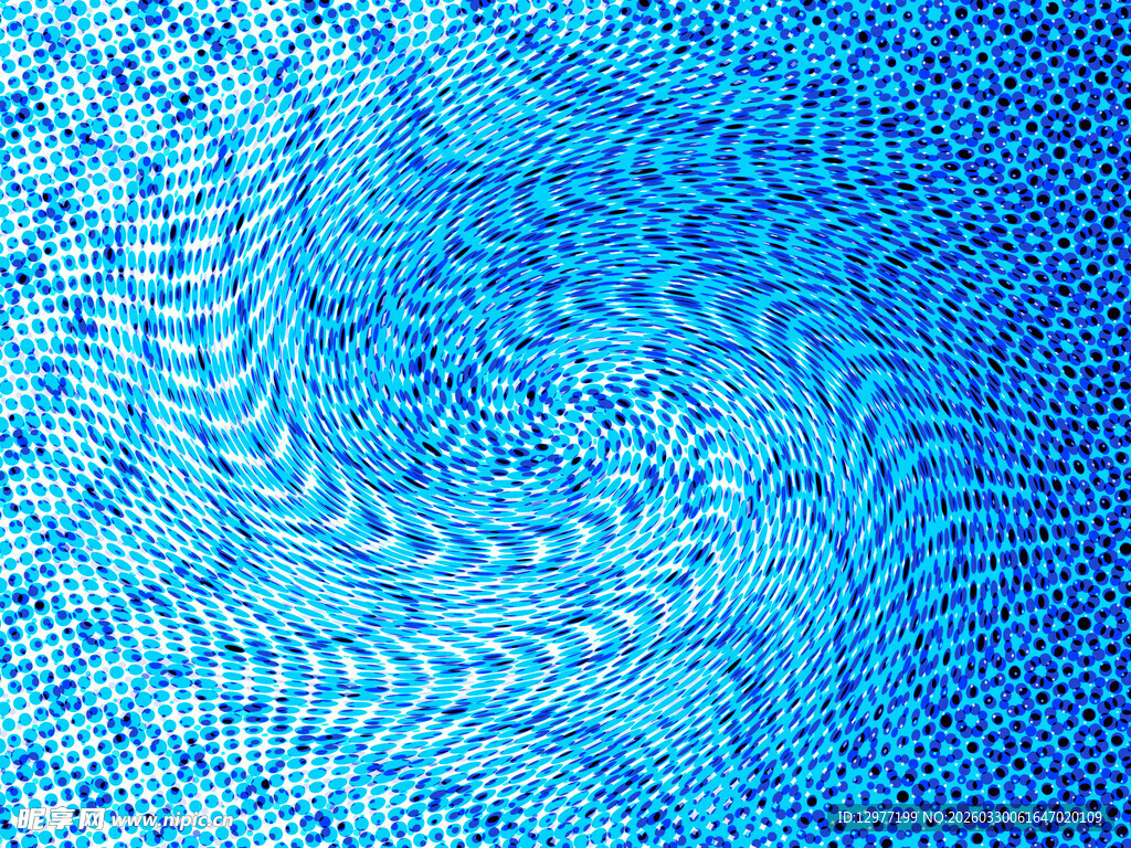 蓝色渐变网格抽象背景图