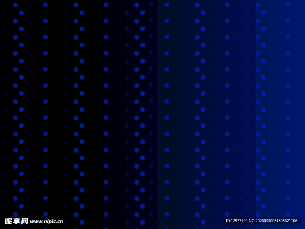 渐变蓝黑底点状图案背景