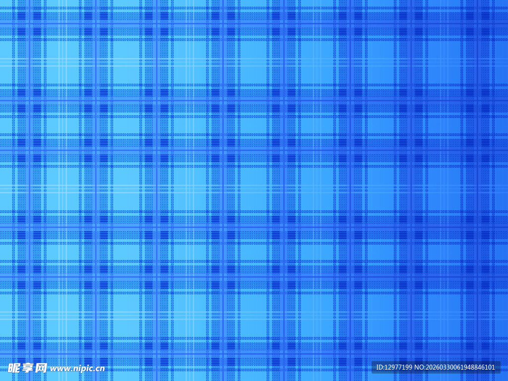 蓝色格子纹理背景图