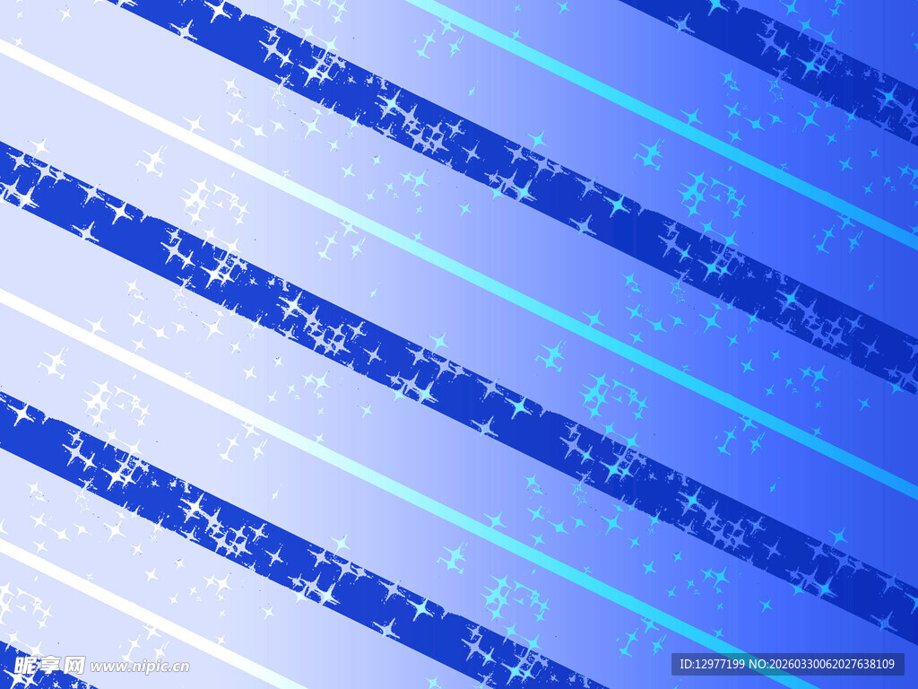 蓝调条纹炫彩背景图