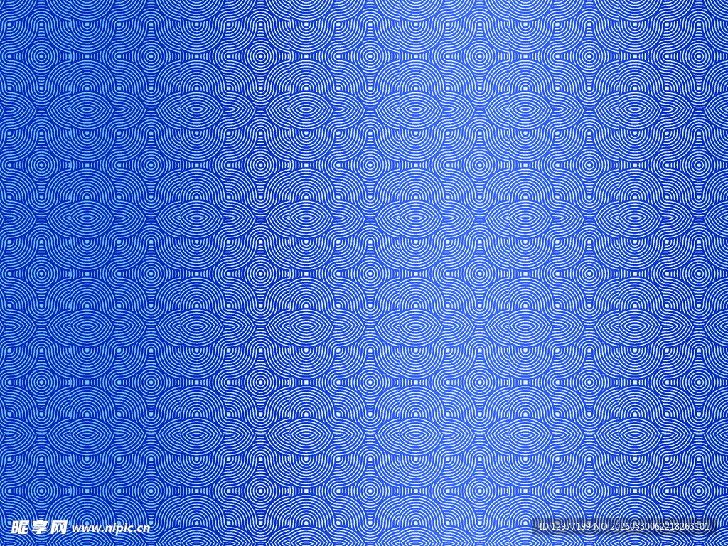 蓝色渐变几何图案背景