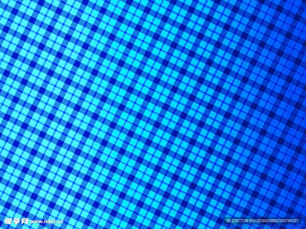 蓝色渐变方格背景图