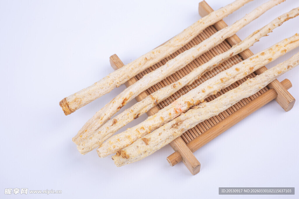 中药材沙参清补凉煲汤材料高清