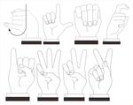 手势符号图示
