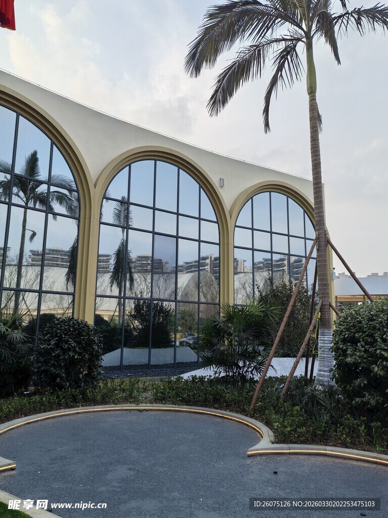 现代风格户外休闲建筑景观