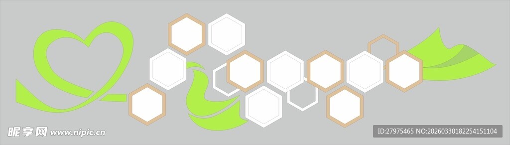 照片墙 展示墙 作品栏 