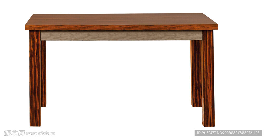 木质简约长方形桌子