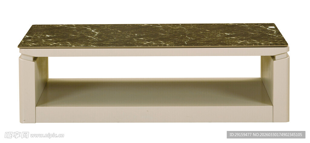 简约现代风格白色茶几