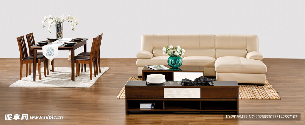 现代风格客厅家具展示