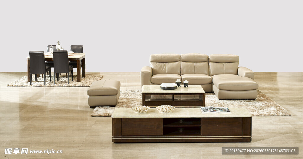 现代简约风格客厅沙发组合