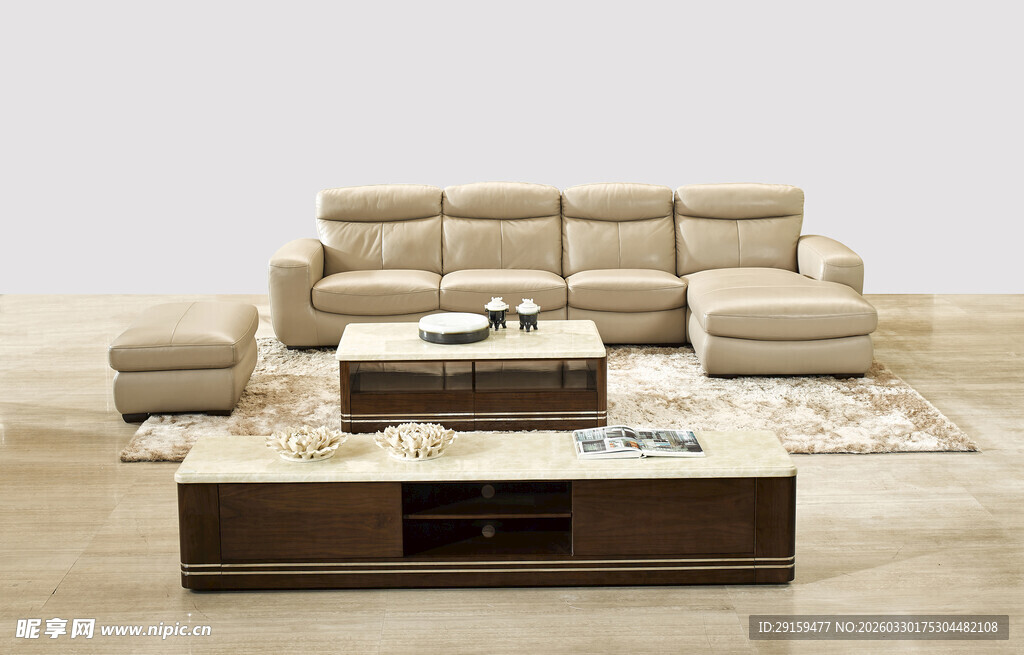 现代简约风客厅沙发组合