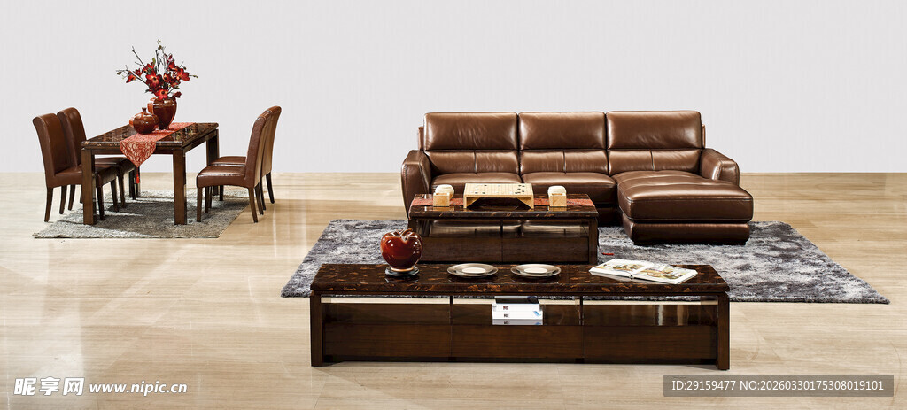 现代风格客厅家具组合