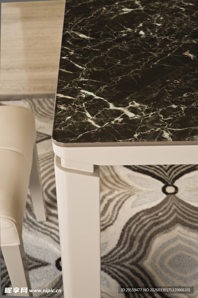 奢华大理石花纹家具