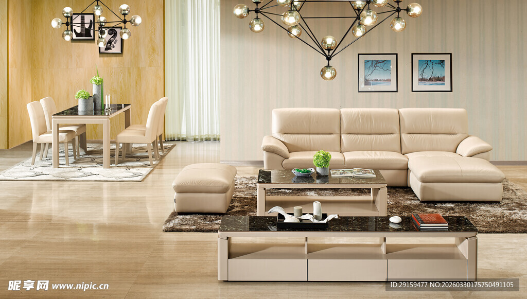 现代简约风格客厅展示