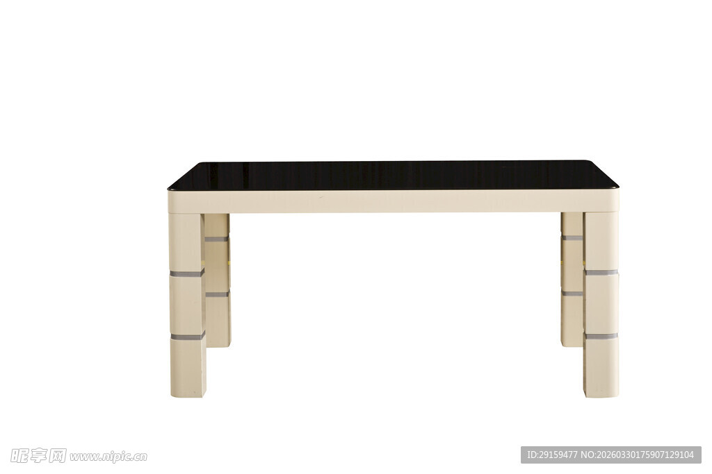 简约现代黑白配色书桌