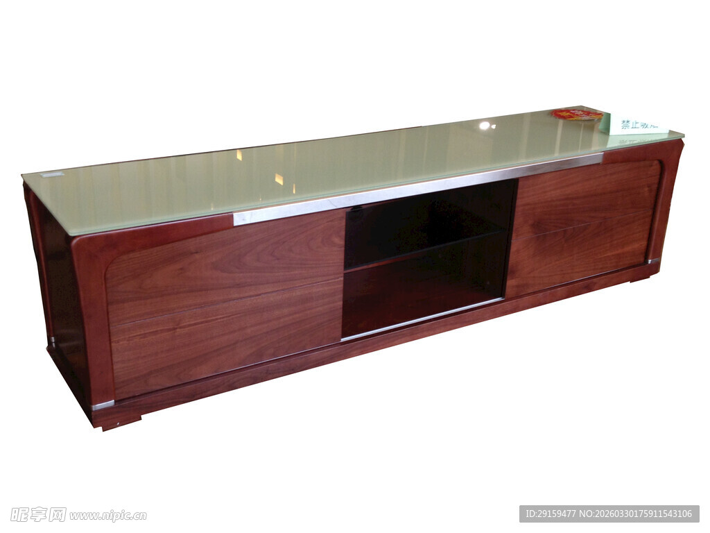 木质金属结合电视柜