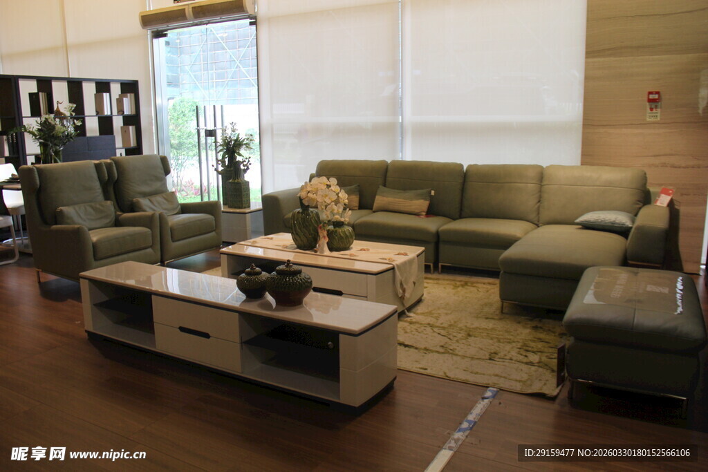 现代风格客厅家具展示