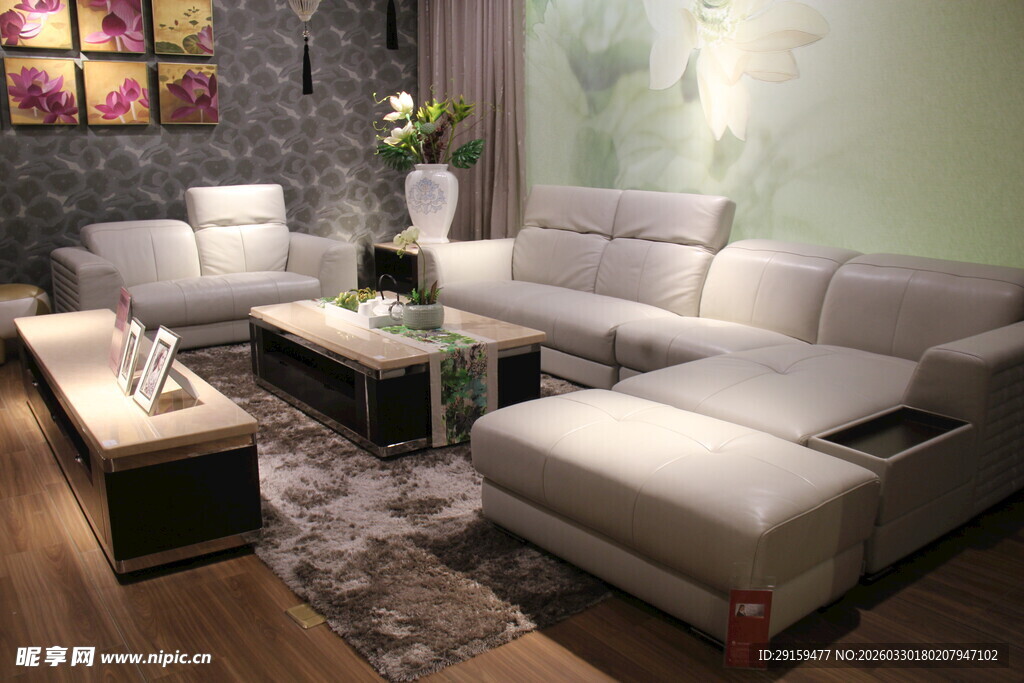 现代简约风格客厅沙发组合