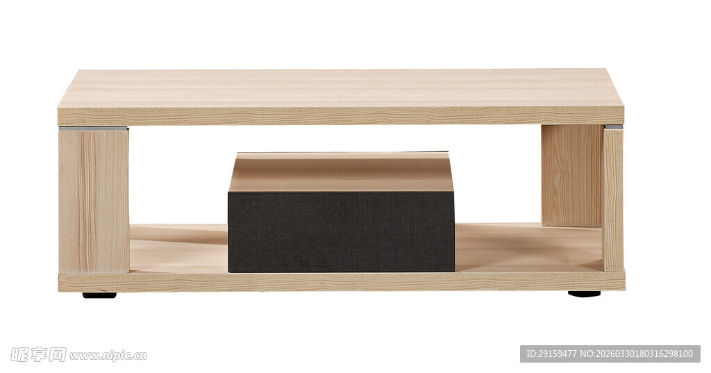 简约木质双层茶几