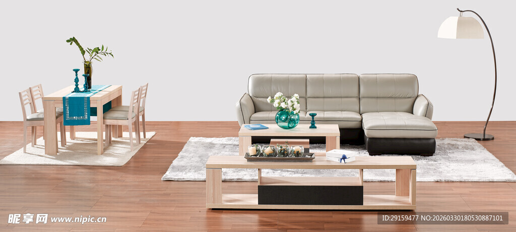 现代简约风格客厅布置