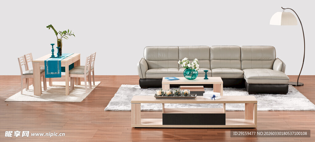 现代简约风格客厅布置