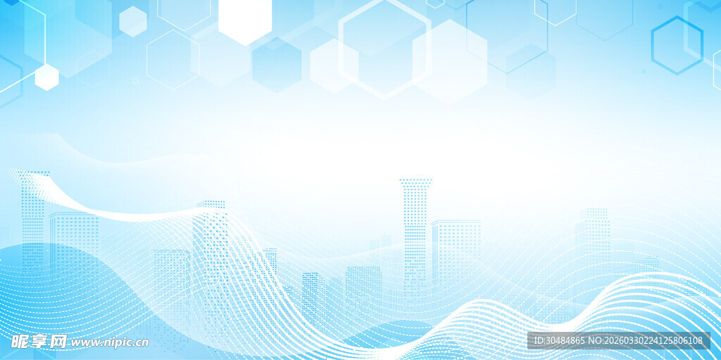 浅蓝色会议背景