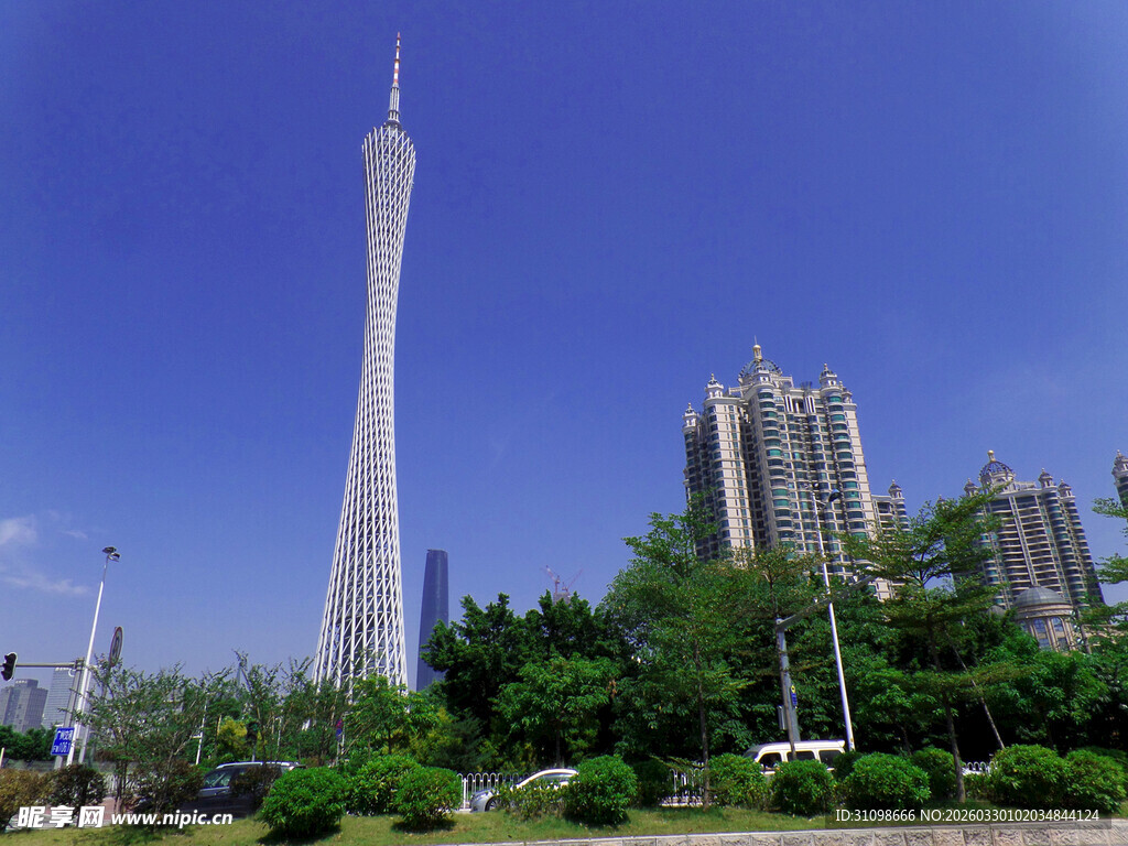 广州塔周边城市景观