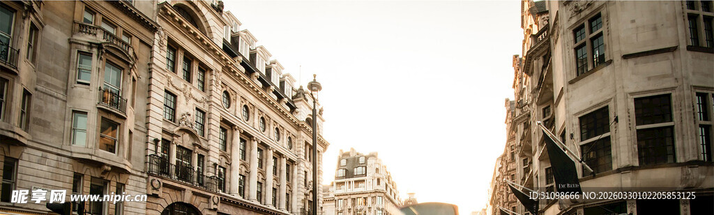 欧式街道建筑景观