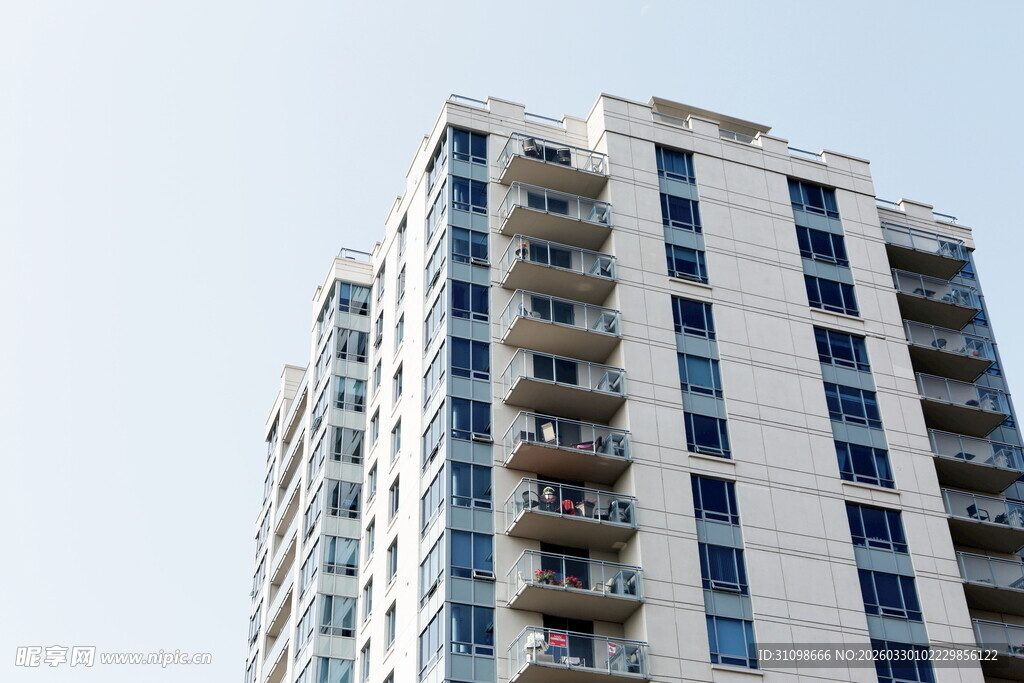 现代高层住宅建筑外观