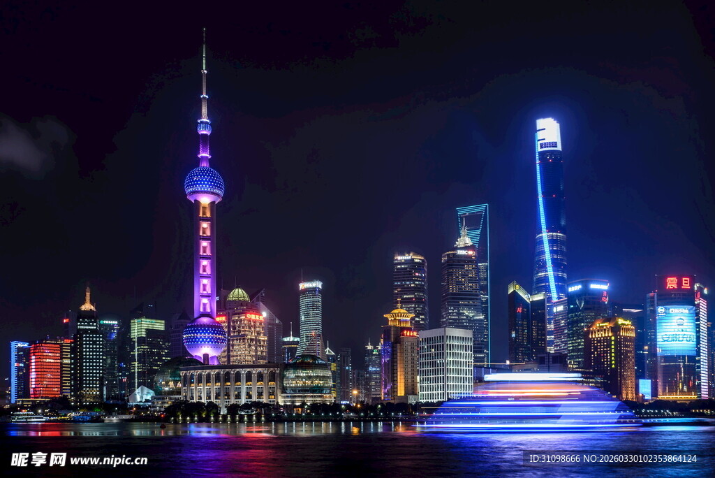 上海外滩璀璨夜景