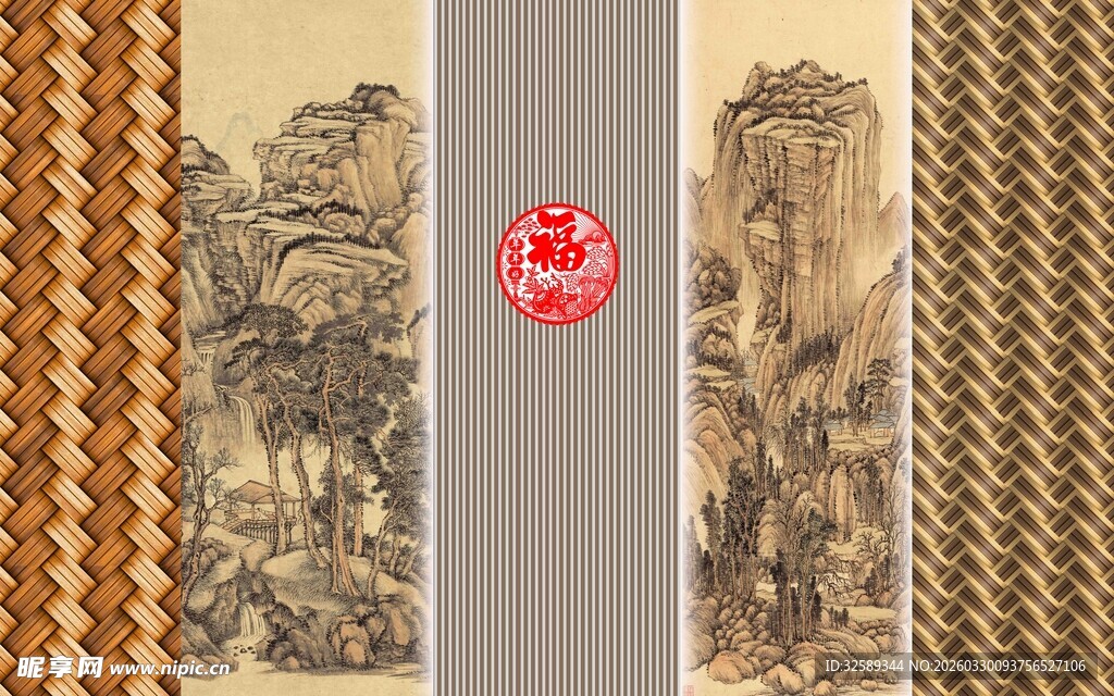 中式复古风艺术装饰画